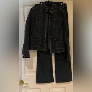 Tahari women’s jean suit